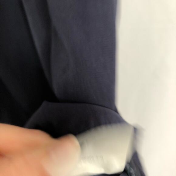 Lush Blue & Grey Open Back Deep V-Neck Dress Womens S Fit & Flare Party Mini - Picture 5 of 6